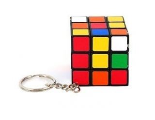 mini keychain rubik cube puzzle magic game toy from hong