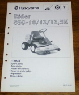 husqvarna rider 850 10 12s 12 5k parts manual time