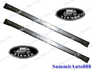 67 68 69 Chevy Camaro Sill Scuff Plate Coupe Pair CAMG6769 2