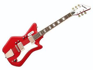 AIRLINE 2P DLX Vintage re issue Red from Eastwood Guitars Full 