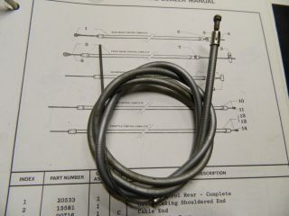 Motobecane Front Brake Cable NOS Moped Mobylette Moby OEM 20532