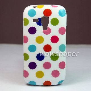 Colourful Point TPU Gel Skin Case Cover For Samsung Galaxy S Duos 
