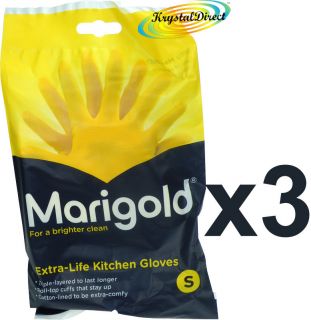 Marigold G43Y Extra Life Cotton Lined Stronger Small Size Kitchen 