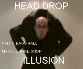 HEAD DROP ILLUSION BOTH VERSIONS Magic Trick Instr on disc z