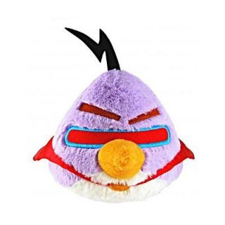 New Angry Birds in Space 5 Purple Bird with Sound Soft Plush Kids Toy