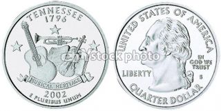 Quarter, 2002, Tennessee, 50 State Quart