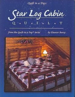 Star Log Cabin Quilt by Eleanor Burns 1995, Paperback