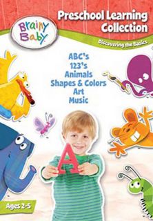 Brainy Baby Preschool Learning Collection DVD, 2012, 6 Disc Set