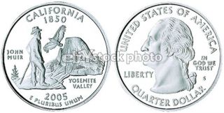 Quarter, 2005, California, 50 State Quar