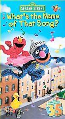 Sesame Street   Whats the Name of That Song VHS, 2004
