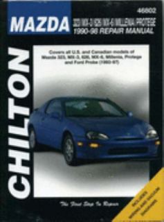 Mazda 323, MX 3, 626, Millenia, and Protege, 1990 98 by Chilton 