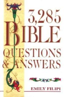 3,285 Bible Questions and Answers by Emily Filipi 1994, Hardcover 