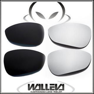 New Walleva Polarized Titanium + Black Lenses For Oakley Crosshair