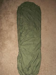 LIGHT WEIGHT ARMY GREEN PATROL SLEEPING BAG US MILITARY ISSUE MSS 