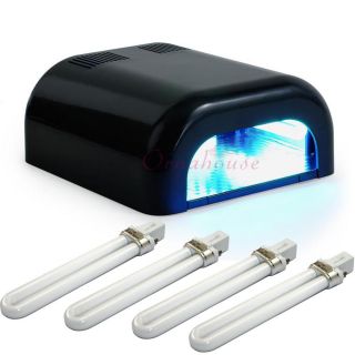 36W Nail UV Lamp Acrylic Gel Curing Light Timer Dryer Pro SPA 