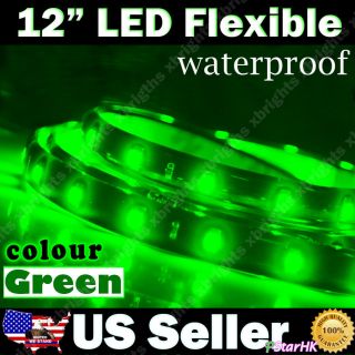 2x 12 Flexible 15 SMD LED Strip Car Interior Underdash Footwell 