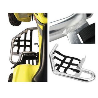 Nerf Bars Silver With Black Webbing Fits 2006,To 2011 YAMAHA, RAPTOR 