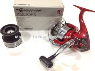 shimano catana 4000fb spinning reel with spare spool from malaysia