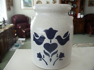 harris potteries open mouth jug made in chicago usa time
