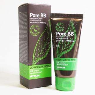 IPKN Organic Natural Herb Green Tea Pore BB Cream Blemish Balm SPF35 