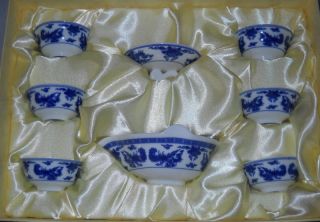 tea set gong fu 6 cups pot and strainer time
