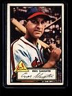 1952 TOPPS #65 ENOS SLAUGHTER CARDINALS RED BACK VG 0005144