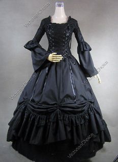   Corset Lace Lolita Dress Ball Gown Prom Reenactment Clothing 112 M
