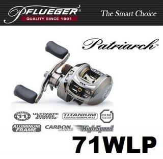 Pflueger PATRIARCH 71WLP Lightweight Right hand Baitcast Fishing Reel 