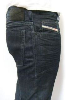 new diesel brand mens jeans zatiny 88z dark raw blue