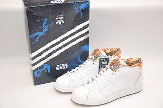 Adidas Originals Star Wars Stormtrooper Super Skate Mid White Mens 