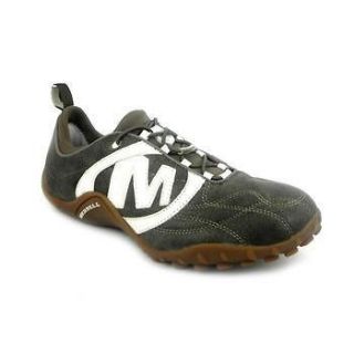 Merrell Striker Goal Mens Leather Shoes Lace Up Sprint Trainers 