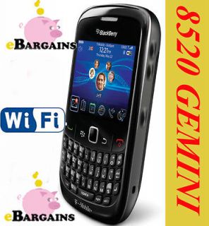 NEW RIM Blackberry 8520 Curve PDA GSM WIFI Cell Phone T Mobile 