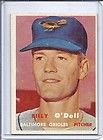 1957 Topps Baseball, #316 Billy ODell, Baltimore Orioles, Mid #