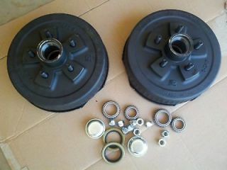 Trailer 5 on 5 Electric Brakes Hub Drums COMPLETE KIT 3500 lb Axle 