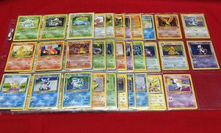 Pokemon COMPLETE SET of ORIGINAL 151/150 Cards Charizard Base, Jungle 