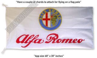 new alfa romeo banner flag spider 147 159 156 164