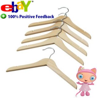 20 x IKEA HANGA Childs Wood coat hangers ★NEW & IN STOCK★ Kids 