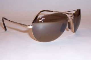 new maui jim 210 h210 16 pilot sunglasses gold bronze