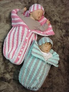  COCOON PAPOOSE CROCHET PATTERN IN 3 SIZES # 231 by ShiFios Patterns