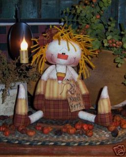 primitive halloween doll kandi korn pinkeep pattern 198 time left