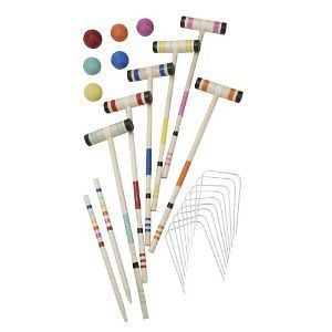 Halex Select 6 Player Croquet Set in Deluxe Carry Case New Croquet 