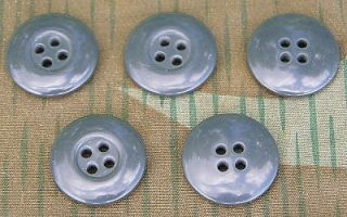 repro german wwii luftwaffe gray urea buttons set of 5