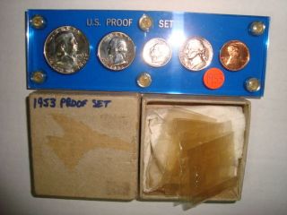 1953 Proof Set in Holder with Original Box & Packing materials /.01.05 