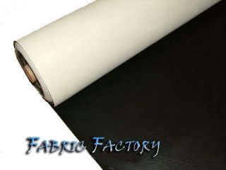 10m black faux leather vinyl upholstery fabric vw car time