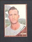1962 Topps 282 DAVE HILLMAN Card SIGNED PSA DNA Reds Baseball 