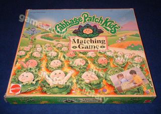 Cabbage patch kids matching game 1995 Mattel, match babies to birth 