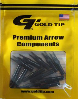 Gold Tip 12pk .246 GT Series Nock Black Archery Arrow #23454 