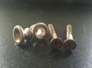 1959 Gibson Les Paul Strap Buttons ( Original nickel in Good 