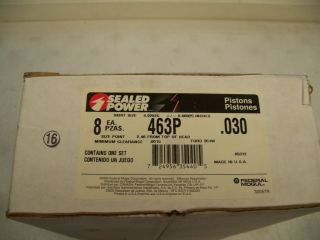FORD 351 5.8 WINDSOR W MARQUIS MARK VI TBIRD F150 PISTONS 463P .030