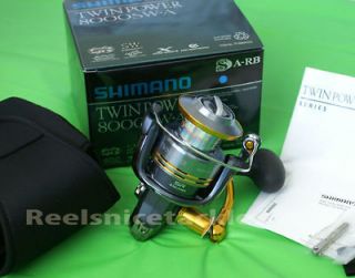 New Shimano TwinPower 8000 SW A Spinning Reel TP8000SWA TP 8000SWA 